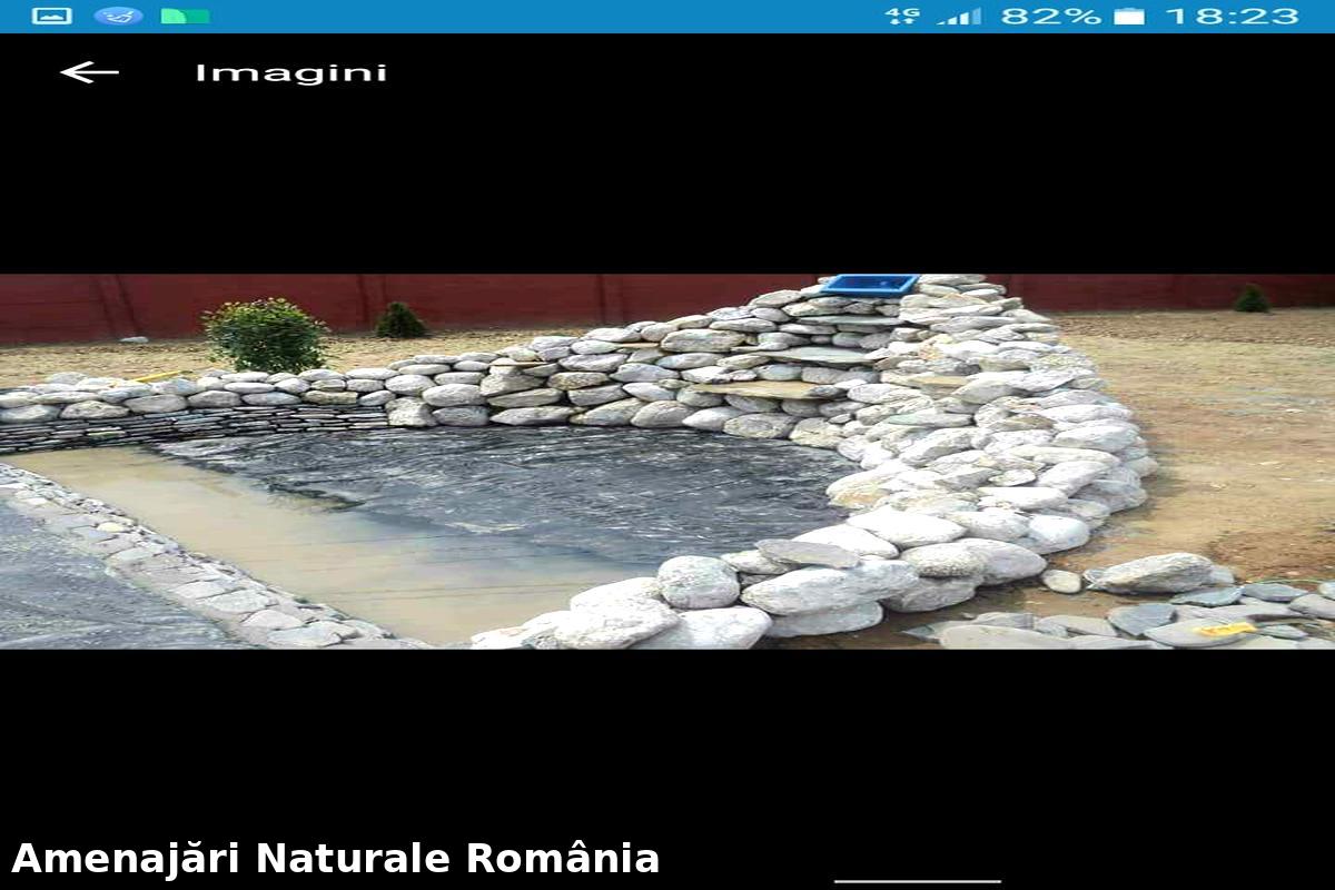 Zid din piatră naturală pentru grădini de Amenajări Naturale România