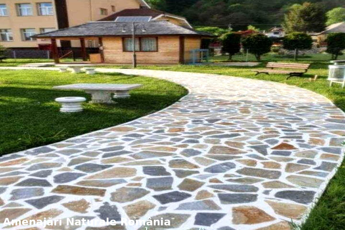 Alee din piatră naturală, proiect finalizat de Amenajări Naturale România